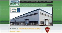 Desktop Screenshot of continentalbelting.com